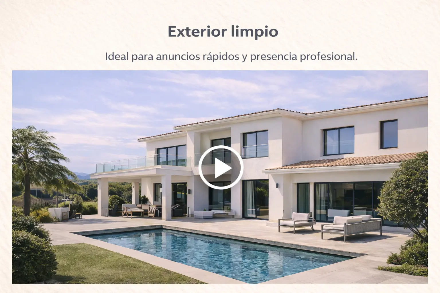 Exterior limpio