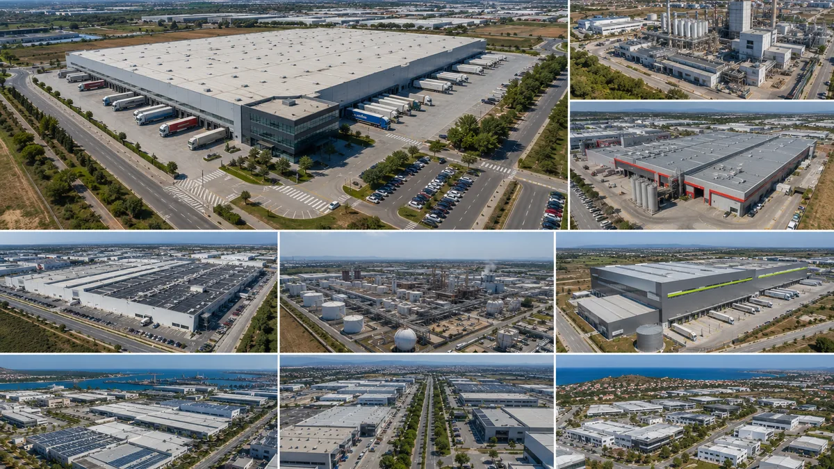 Empresas con instalaciones grandes · Aerofilmia