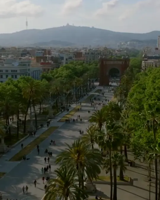 Avenida de Barcelona vista desde arriba